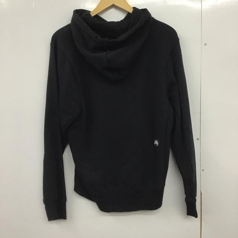 ナイキ NIKE パーカー 長袖 aj9734-010 プルオーバーパーカー 長袖スウェット S ロゴ、文字 黒 / ブラック /  メンズ USED 古着 中古 10148338
