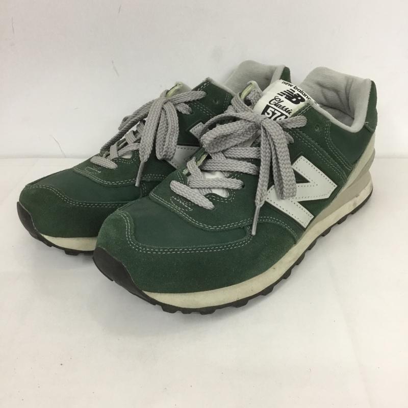 ニューバランス New Balance スニーカー スニーカー ML574VFO 27cm 27.0cm ロゴ、文字 緑 / グリーン /  メンズ USED 古着 中古 10124399