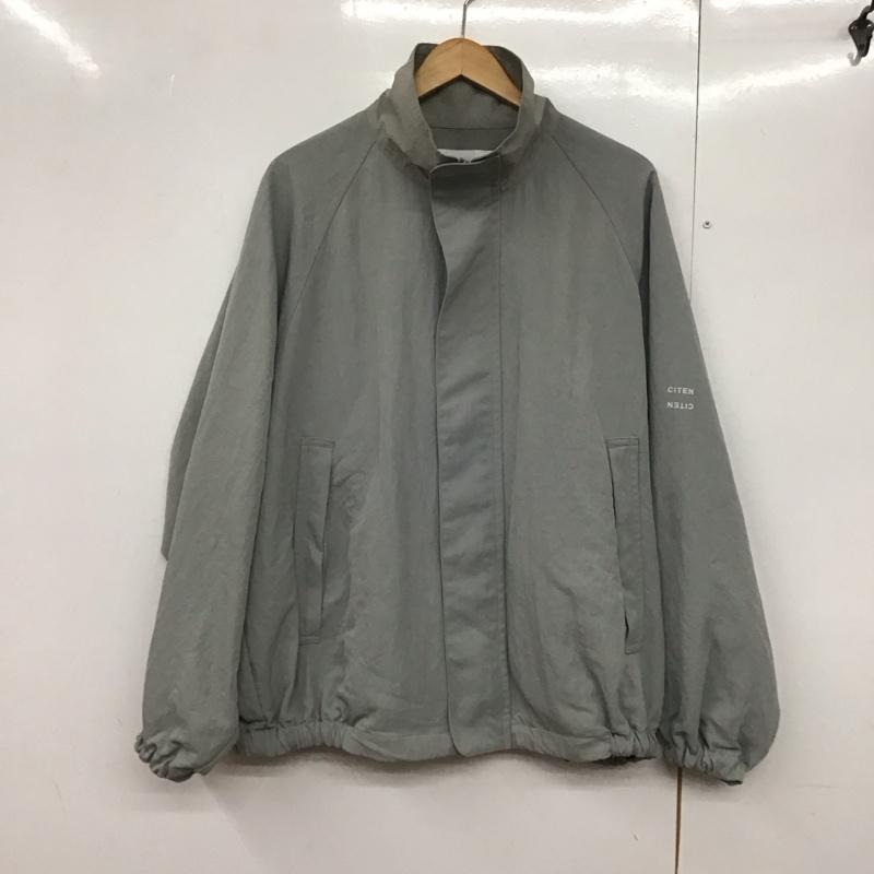 シテン CITEN ジャケット、上着 ジャンパー、ブルゾン 4265-199-0039 ジップアップジャケット ナイロンジャケット アウター FREE 無地 灰 / グレー /  メンズ USED 古着 中古 10143402