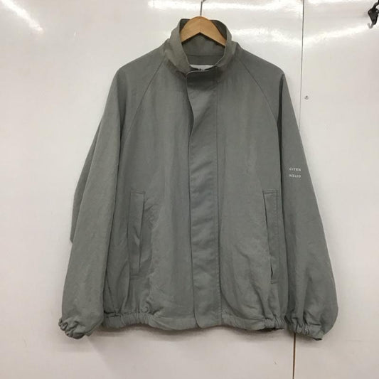 シテン CITEN ジャケット、上着 ジャンパー、ブルゾン 4265-199-0039 ジップアップジャケット ナイロンジャケット アウター FREE 無地 灰 / グレー /  メンズ USED 古着 中古 10143402