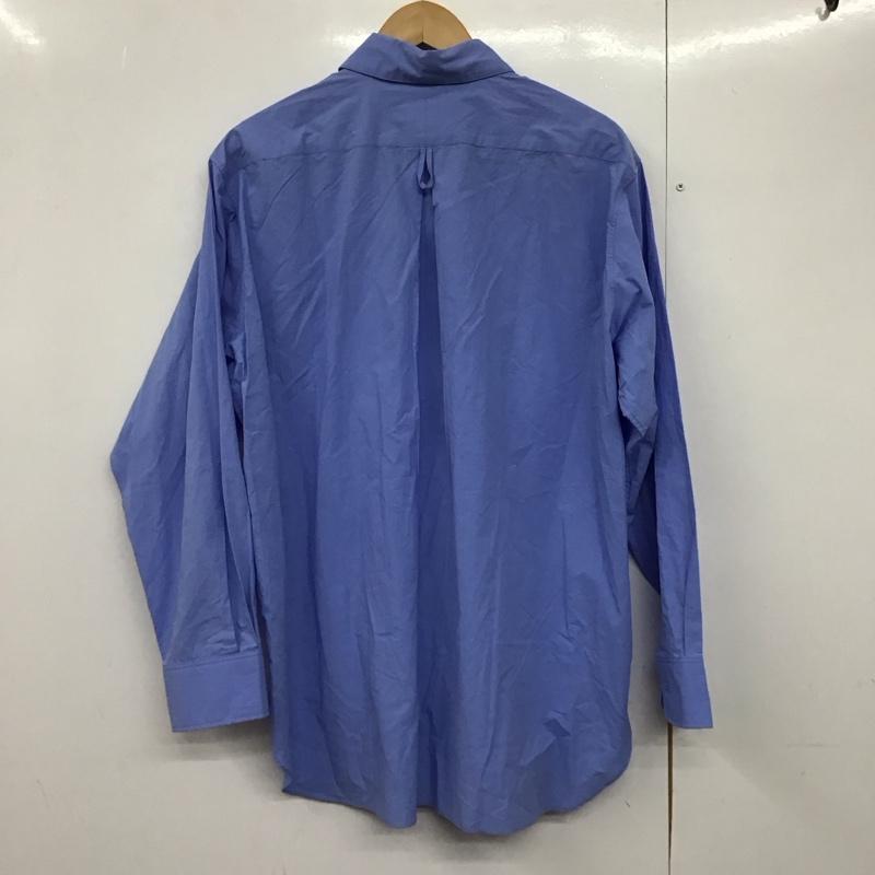 ハバーザック HAVERSACK シャツ、ブラウス 長袖 L 無地 水色 / ライトブルー /  メンズ USED 古着 中古 10142240