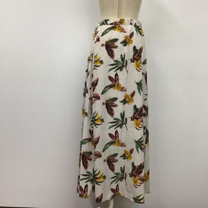 ジーナシス JEANASIS スカート ロングスカート JS050419AK サイドプリーツ FREE 花柄 マルチカラー / マルチカラー /  レディース USED 古着 中古 10114241