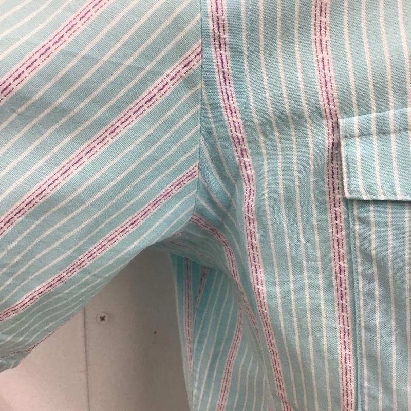 ポロバイラルフローレン Polo by RALPH LAUREN シャツ、ブラウス 半袖 半袖シャツ カラーシャツ 半袖カットソー ストライプシャツ L ストライプ マルチカラー / マルチカラー /  メンズ USED 古着 中古 10112799