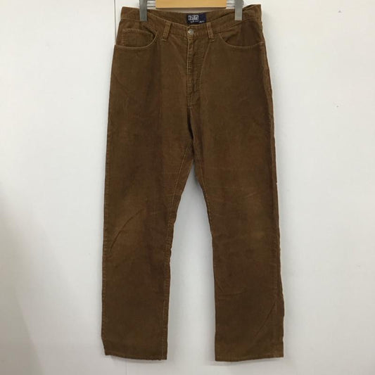 ポロバイラルフローレン Polo by RALPH LAUREN パンツ ワークパンツ、ペインターパンツ コーデュロイパンツ ワイドパンツ ストレートパンツ カジュアルパンツ 32インチ 無地 茶 / ブラウン /  メンズ USED 古着 中古 10115349