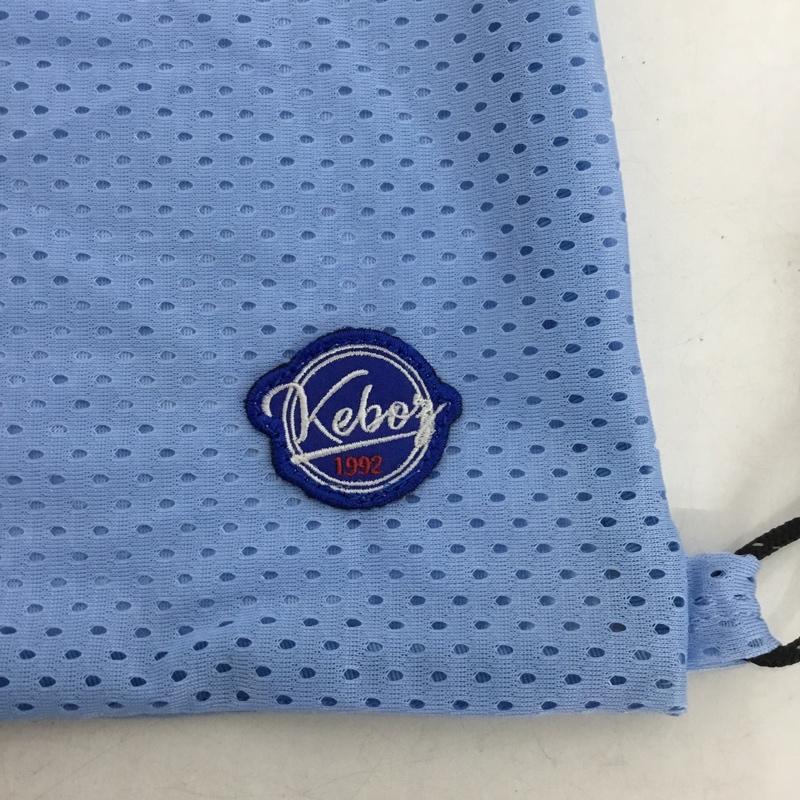 ケボズ KEBOZ ショルダーバッグ ショルダーバッグ SPORTS MESH SHOULDER POUCH 肩掛け巾着サコッシュ メッシュ ロゴ、文字 水色 / ライトブルー /  メンズ USED 古着 中古 10137419