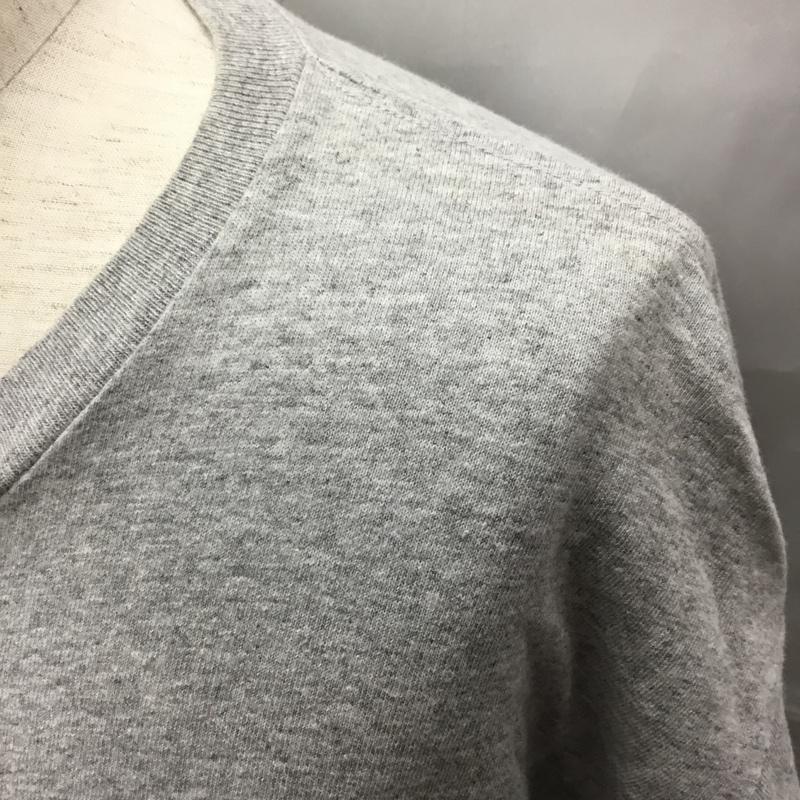 ポロジーンズ Polo Jeans Co. Tシャツ 半袖 半袖カットソー プリントTシャツ クルーネックカットソー L ロゴ、文字 灰 / グレー /  メンズ USED 古着 中古 10118690