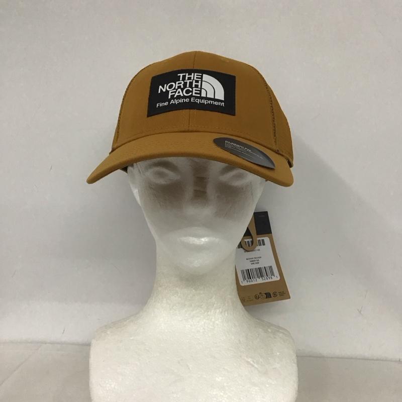 ザノースフェイス THE NORTH FACE 帽子 キャップ NF0A5FXA MUDDER TRUCKER メッシュキャップ タグ付き ロゴ、文字 キャメル / キャメル /  メンズ USED 古着 中古 10132507