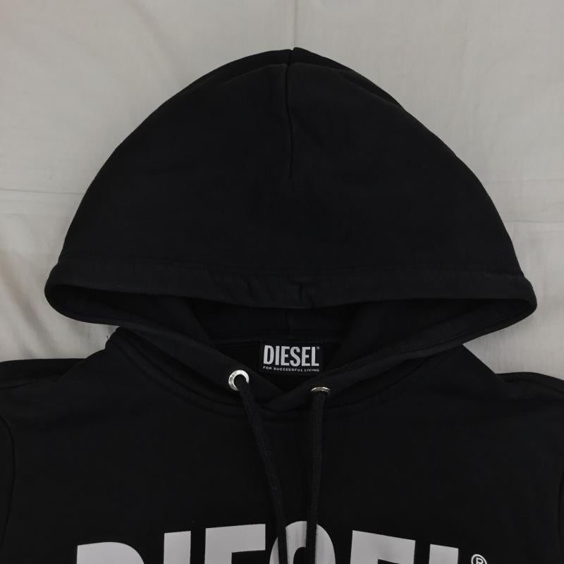 ディーゼル DIESEL パーカー 長袖 XS ロゴ、文字 黒 / ブラック /  レディース USED 古着 中古 10137313