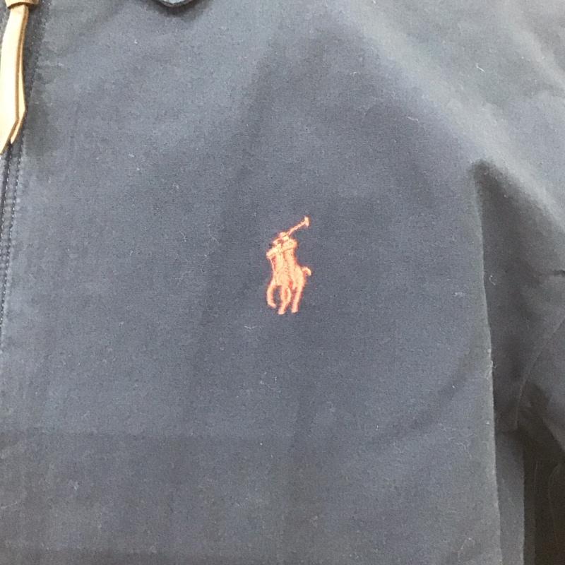 ポロラルフローレン POLO RALPH LAUREN ジャケット、上着 ジャンパー、ブルゾン ジップアップジャケット ジャンパー ジャケット カジュアルジャケット アウター M ロゴ、文字 紺 / ネイビー /  メンズ USED 古着 中古 10112830
