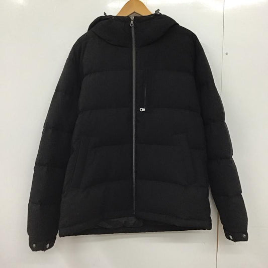 アデイインザライフ ユナイテッドアローズ A day in the life UNITED ARROWS ジャケット、上着 ジャンパー、ブルゾン ジップアップダウンジャケット アウターフード付きジャケット L 無地 黒 / ブラック /  メンズ USED 古着 中古 10147090