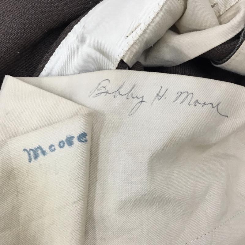 古着 USED パンツ スラックス スラックス ワイドパンツ カジュアルパンツ ストレートパンツ 無地 茶 / ブラウン /  メンズ USED 古着 中古 10111612