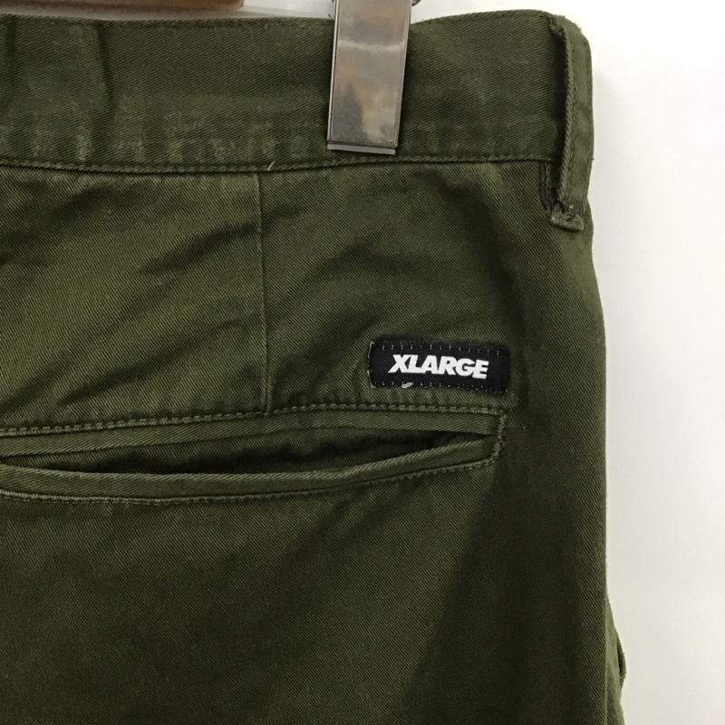 エクストララージ XLARGE パンツ ワークパンツ、ペインターパンツ カーゴパンツ 34インチ 無地 カーキ / カーキ /  メンズ USED 古着 中古 10106270