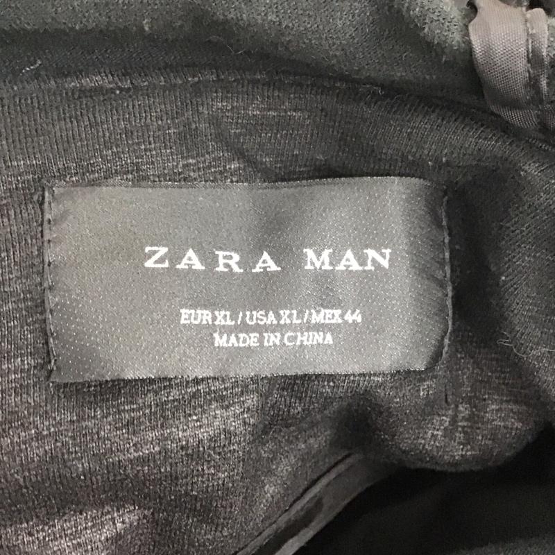 ザラメン ZARA MAN ジャケット、上着 ジャンパー、ブルゾン ジップアップジャケット ジャンパー パーカー カジュアルジャケット アウター XL 無地 黒 / ブラック /  メンズ USED 古着 中古 10107700