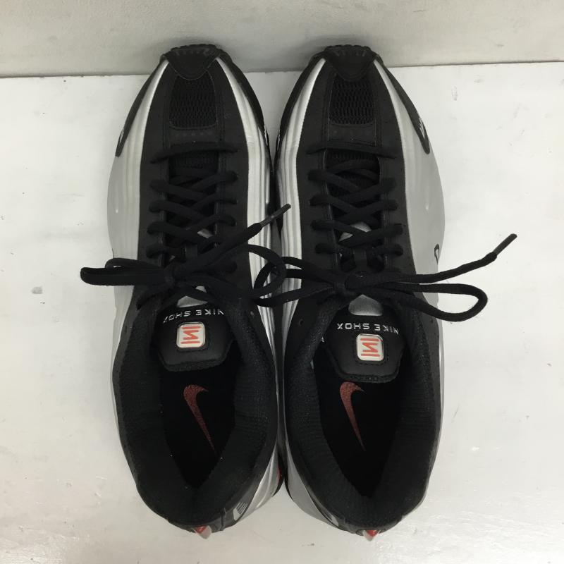 ナイキ NIKE スニーカー スニーカー HQ1988-002 SHOX R4 METALLIC SILVER/METALLIC SILVER-BLACK 27.5cm ロゴ、文字 銀 / シルバー / X 黒 / ブラック /  メンズ USED 古着 中古 10143323