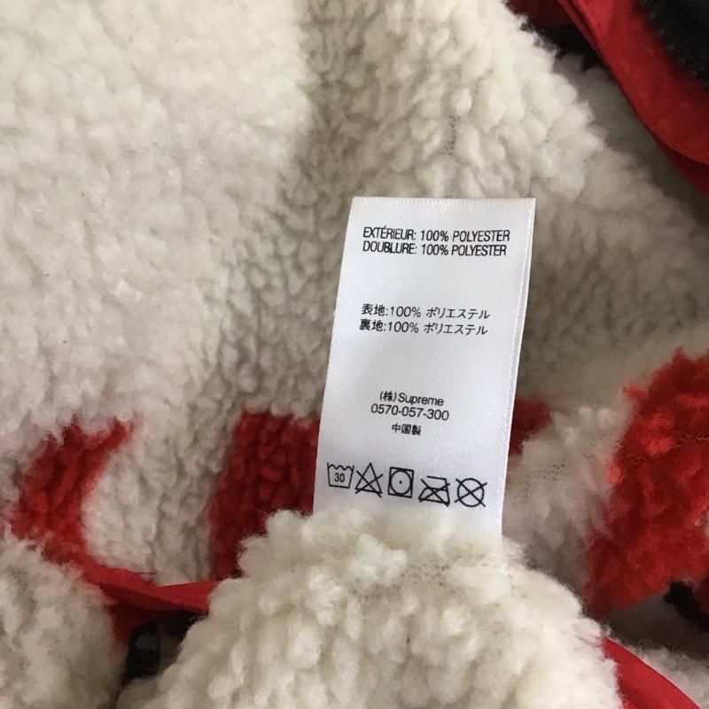 シュプリーム Supreme ジャケット、上着 ジャケット、ブレザー Reversible Logo Fleece Jacket 18FW リバーシブル フリース L ロゴ、文字 アイボリー / アイボリー /  メンズ USED 古着 中古 10109730