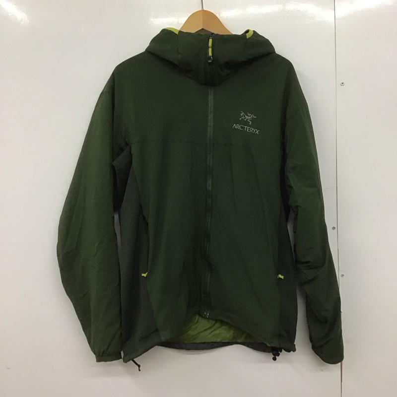 アークテリクス ARC TERYX ジャケット、上着 ジャンパー、ブルゾン ジップアップジャケット ナイロンジャケット アウター L ロゴ、文字 カーキ / カーキ /  メンズ USED 古着 中古 10148266
