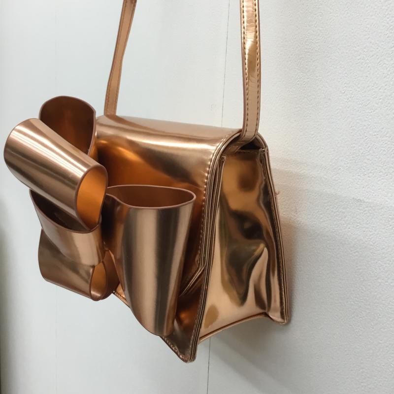 スナイデル SNIDEL ショルダーバッグ ショルダーバッグ SWGB184606 FREE  桃 / ピンク / X 金 / ゴールド /  レディース USED 古着 中古 10141432