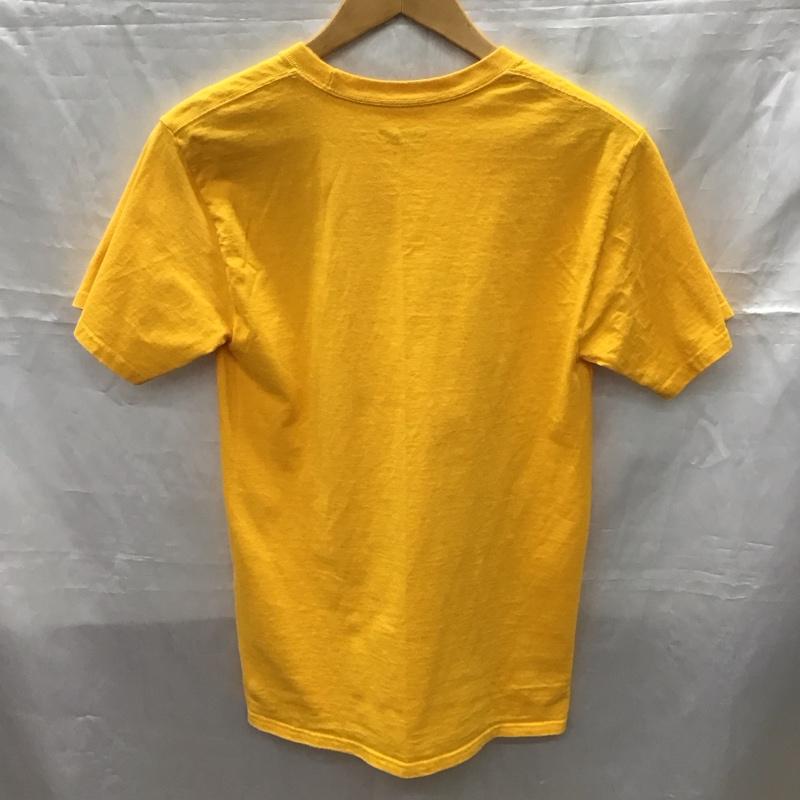 チャンピオン Champion Tシャツ 半袖 クルーネック S ワンポイント 橙 / オレンジ /  メンズ USED 古着 中古 10115548