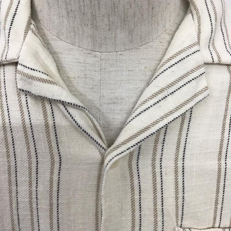 ザラ ZARA シャツ、ブラウス 半袖 L ストライプ マルチカラー / マルチカラー /  メンズ USED 古着 中古 10128314