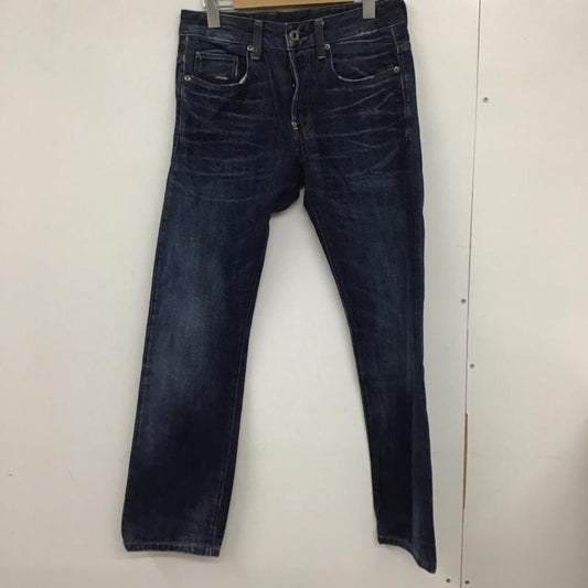 ジースターロゥ G-STAR RAW パンツ デニム、ジーンズ デニムパンツ スリムパンツ カジュアルパンツ 28インチ 無地 インディゴ / インディゴ /  メンズ USED 古着 中古 10132240