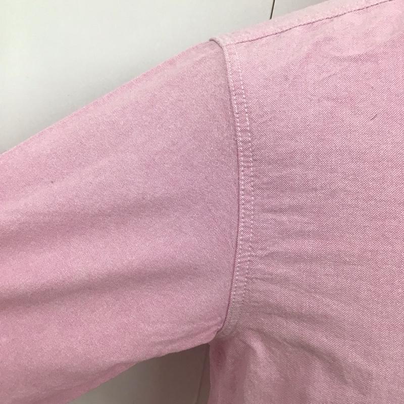 ガイジンメイド GAIJIN MADE シャツ、ブラウス 長袖 長袖シャツ カジュアルシャツ カラーシャツ ボタンダウンシャツ M ロゴ、文字 桃 / ピンク /  メンズ USED 古着 中古 10111635