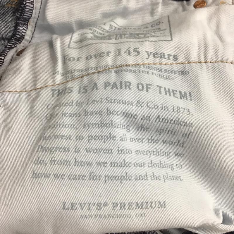 リーバイストラウスアンドコー Levi Strauss & co. パンツ デニム、ジーンズ デニムパンツ スリムパンツ カジュアルパンツ ストレッチパンツ 33インチ 無地 インディゴ / インディゴ /  メンズ USED 古着 中古 10140953