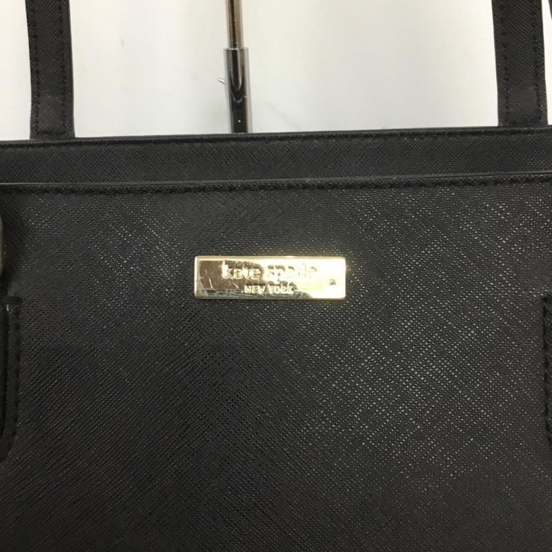 ケイトスペード Kate Spade トートバッグ トートバッグ WKRU4094 レザー ロゴ、文字 黒 / ブラック /  レディース USED 古着 中古 10133918