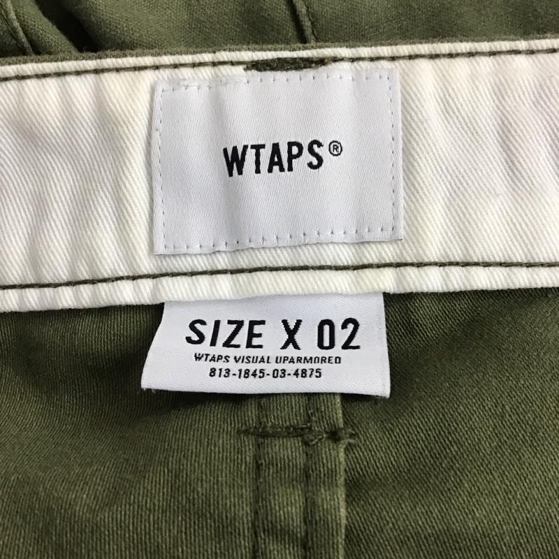 ダブルタップス W)TAPS パンツ ワークパンツ、ペインターパンツ ワークパンツ ワイドパンツ カジュアルパンツ 2 無地 カーキ / カーキ /  メンズ USED 古着 中古 10144493