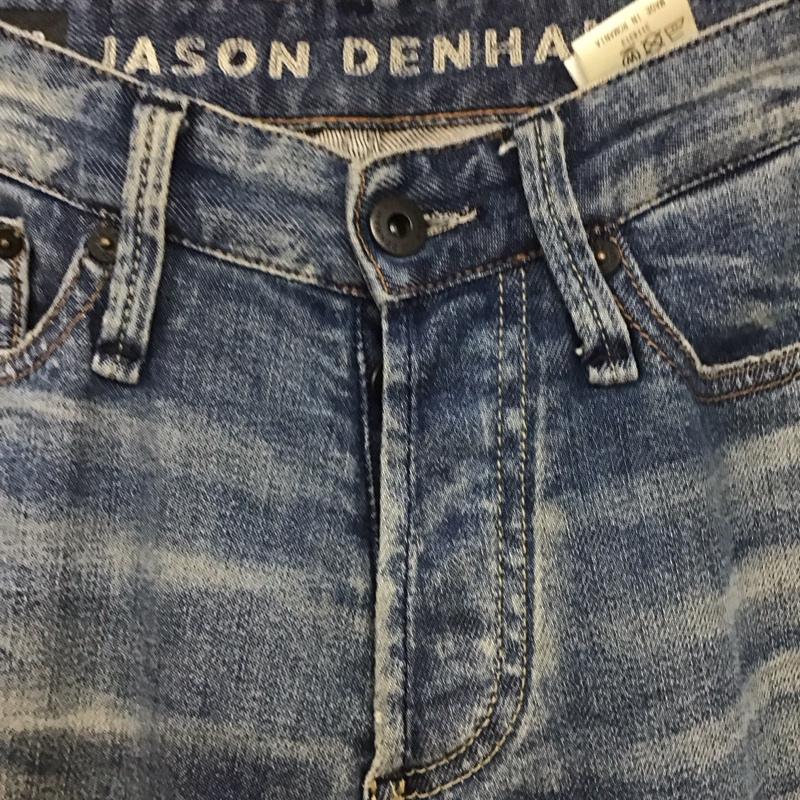 デンハム DENHAM パンツ デニム、ジーンズ デニムパンツ スリムパンツ カジュアルパンツ ストレッチパンツ 35インチ 無地 インディゴ / インディゴ /  メンズ USED 古着 中古 10139521