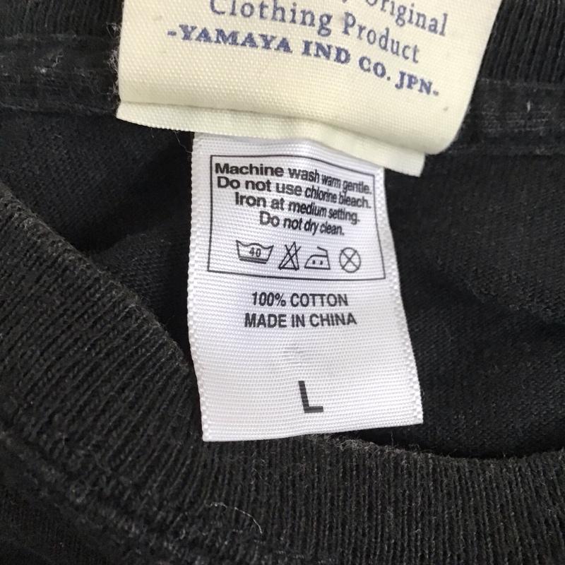 ナッカード KNACKERED Tシャツ 半袖 バックプリント CLASSIC FIT L ロゴ、文字 黒 / ブラック /  メンズ USED 古着 中古 10117752