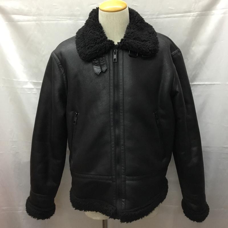 ザラ ZARA ジャケット、上着 ジャンパー、ブルゾン ジップアップジャケット ジャンパー ジャケット カジュアルジャケット アウター L 無地 黒 / ブラック /  メンズ USED 古着 中古 10108269