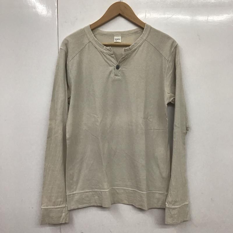 クオドロ quadro Tシャツ 長袖 2 無地 オフホワイト / オフホワイト /  メンズ USED 古着 中古 10131939