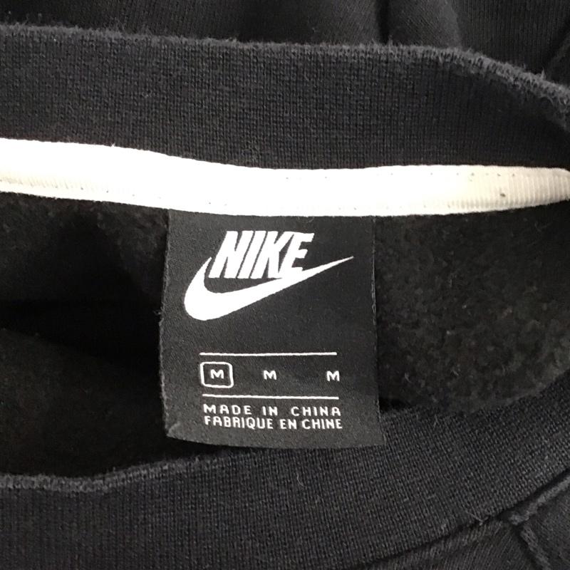 ナイキ NIKE トレーナー 長袖 bq6462-010 スウェット 長袖トレーナー ジャージ M ロゴ、文字 白 / ホワイト / X 黒 / ブラック /  メンズ USED 古着 中古 10113127