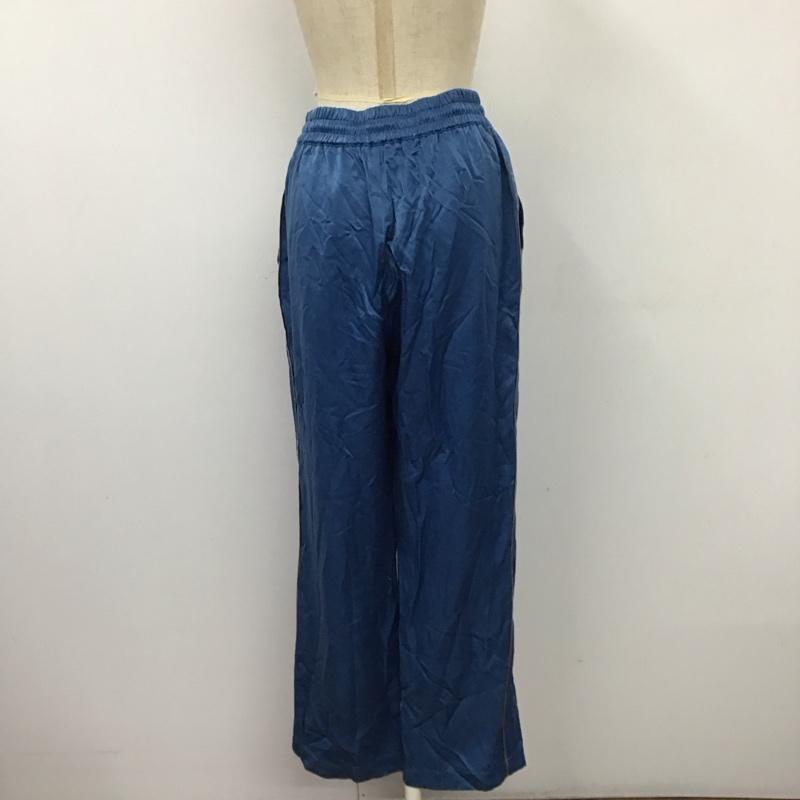 ジーナシス JEANASIS ボトムス ボトムス JS050791MC テーパードパンツ イージーパンツ FREE 無地 青 / ブルー /  レディース USED 古着 中古 10112039