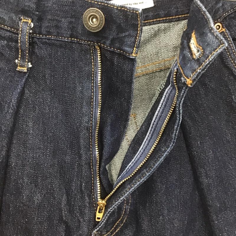 ニコアンド niko and... パンツ デニム、ジーンズ M 無地 インディゴ / インディゴ /  レディース USED 古着 中古 10106468