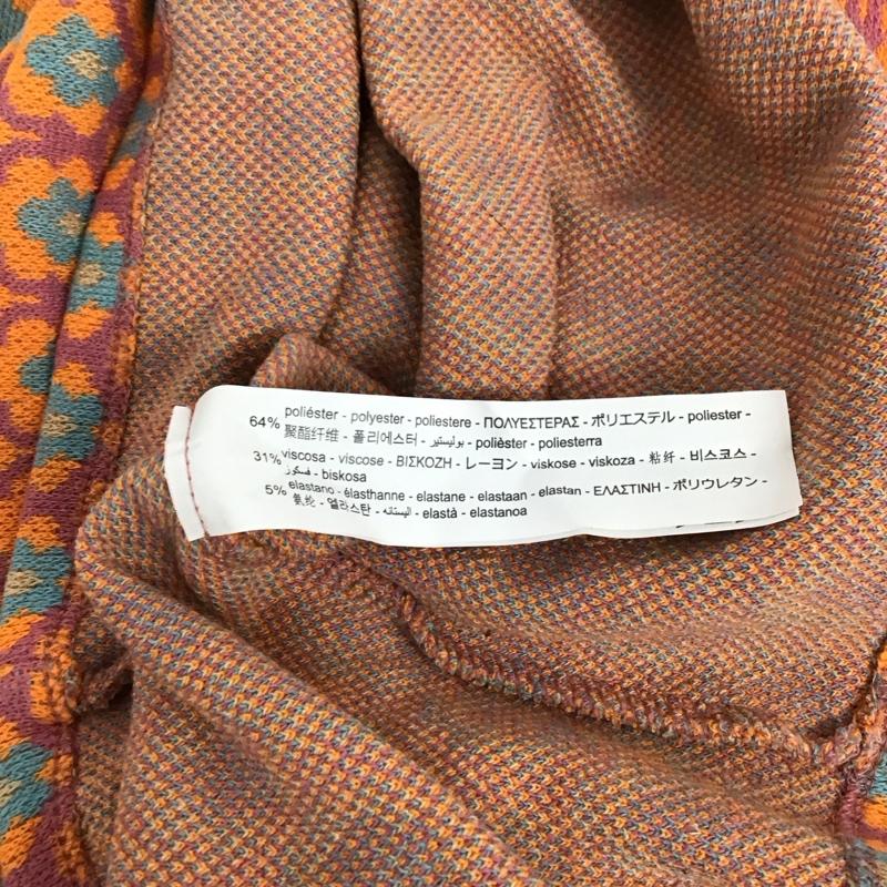 ザラ ZARA ワンピース ロングスカート 長袖ワンピース フレアスカート L プリント マルチカラー / マルチカラー /  レディース USED 古着 中古 10135446