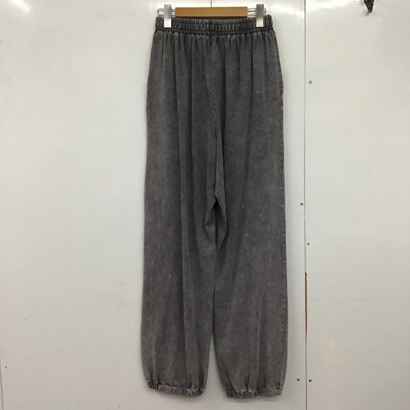 ローリーズファーム LOWRYS FARM パンツ ワークパンツ、ペインターパンツ ワイドパンツ カジュアルパンツ ワークパンツ FREE 無地 黒 / ブラック /  レディース USED 古着 中古 10142463