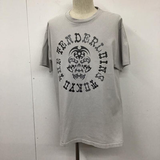 テンダーロイン TENDERLOIN Tシャツ 半袖 半袖カットソー プリントTシャツ クルーネックカットソー L プリント 灰 / グレー /  メンズ USED 古着 中古 10110909