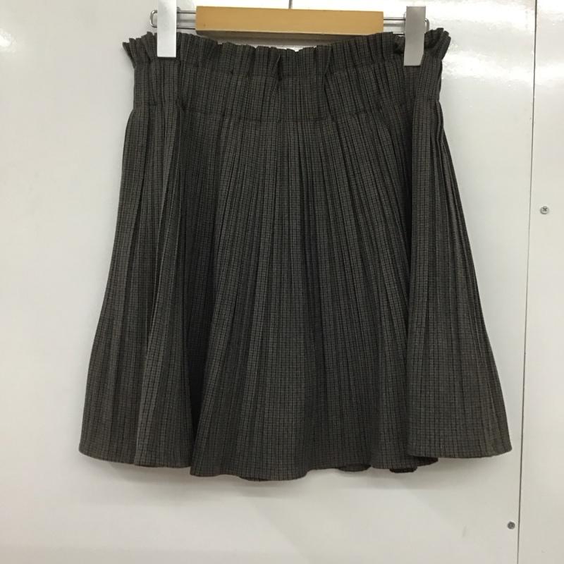 ザラ ZARA スカート ミニスカート 4886 251 802 プリーツ S チェック 茶 / ブラウン /  レディース USED 古着 中古 10143800