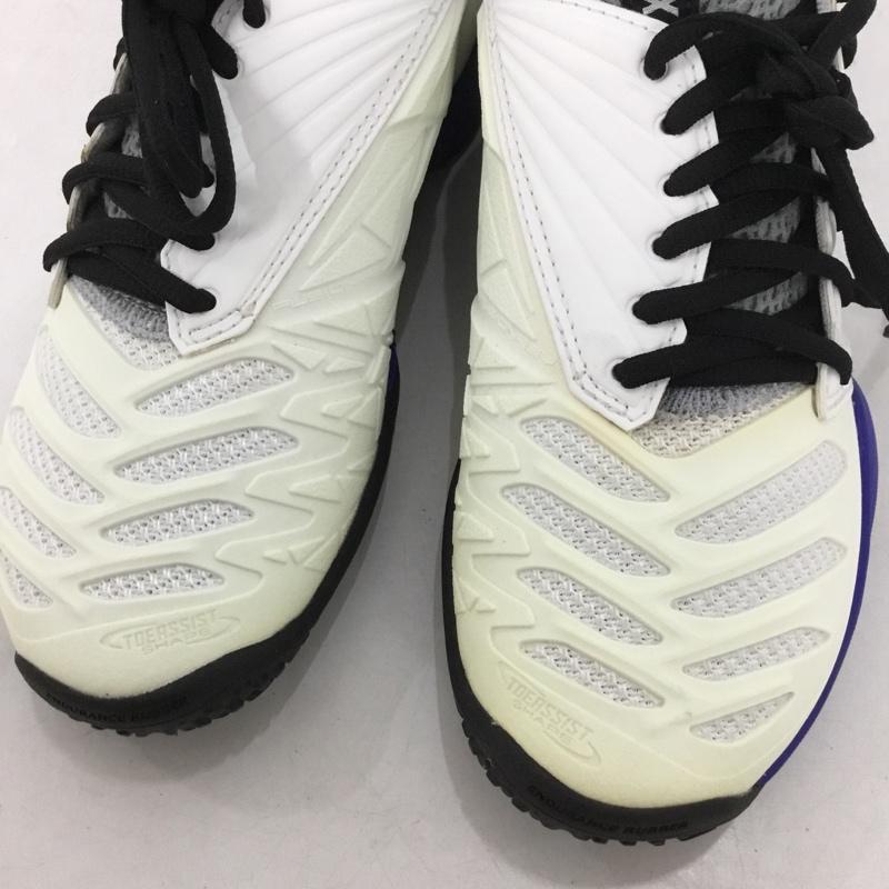 ヨネックス YONEX スニーカー スニーカー SHTF3MGC パワークッションフュージョンレブ3メンGC テニスシューズ 箱有 23.5cm 23.5cm ロゴ、文字 白 / ホワイト / X 黒 / ブラック / X 青 / ブルー /  レディース USED 古着 中古 10150021