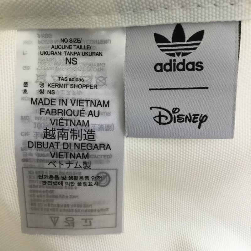 アディダス adidas トートバッグ トートバッグ ディズニー　Disney カーミット　KERMIT キャラクター 白 / ホワイト /  レディース USED 古着 中古 10133941