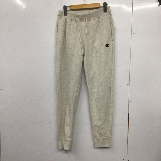 チャンピオン Champion パンツ ワークパンツ、ペインターパンツ ワイドパンツ カジュアルパンツ ワークパンツ スウェットパンツ M ロゴ、文字 アイボリー / アイボリー /  メンズ USED 古着 中古 10146430