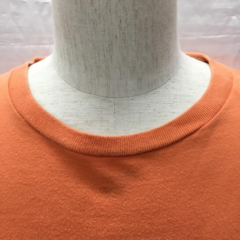 ポロバイラルフローレン Polo by RALPH LAUREN Tシャツ 半袖 クルーネック XL ワンポイント 橙 / オレンジ /  メンズ USED 古着 中古 10115538