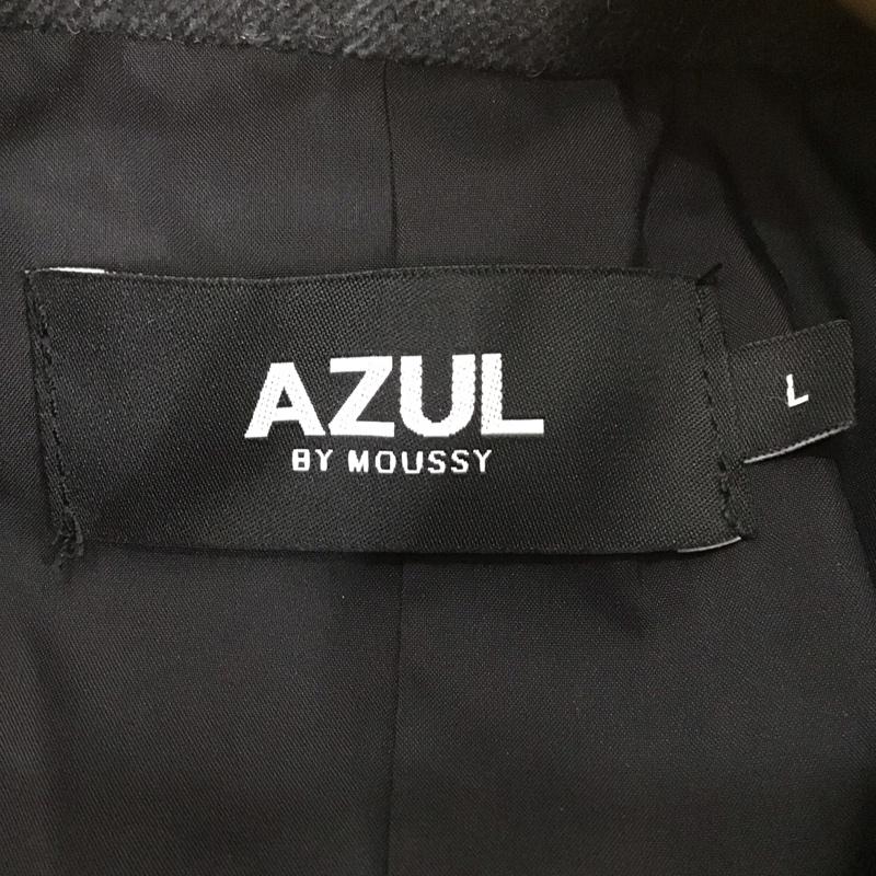 アズールバイマウジー AZUL BY MOUSSY コート コート一般 251FAB30-119I ウォッシャブルスタンドカラーコート タグ付き L チェック 灰 / グレー /  メンズ USED 古着 中古 10139373