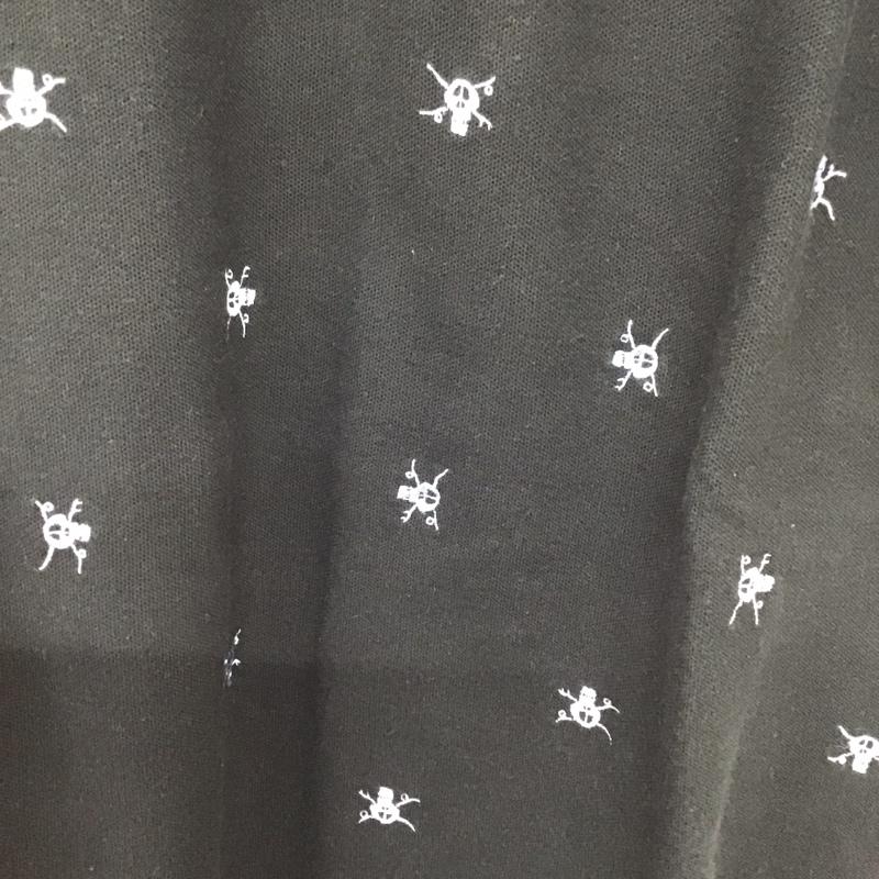 ステューシー STUSSY ポロシャツ 半袖 半袖ポロシャツ 半袖カットソー カラーシャツ XL ロゴ、文字 黒 / ブラック /  メンズ USED 古着 中古 10132569