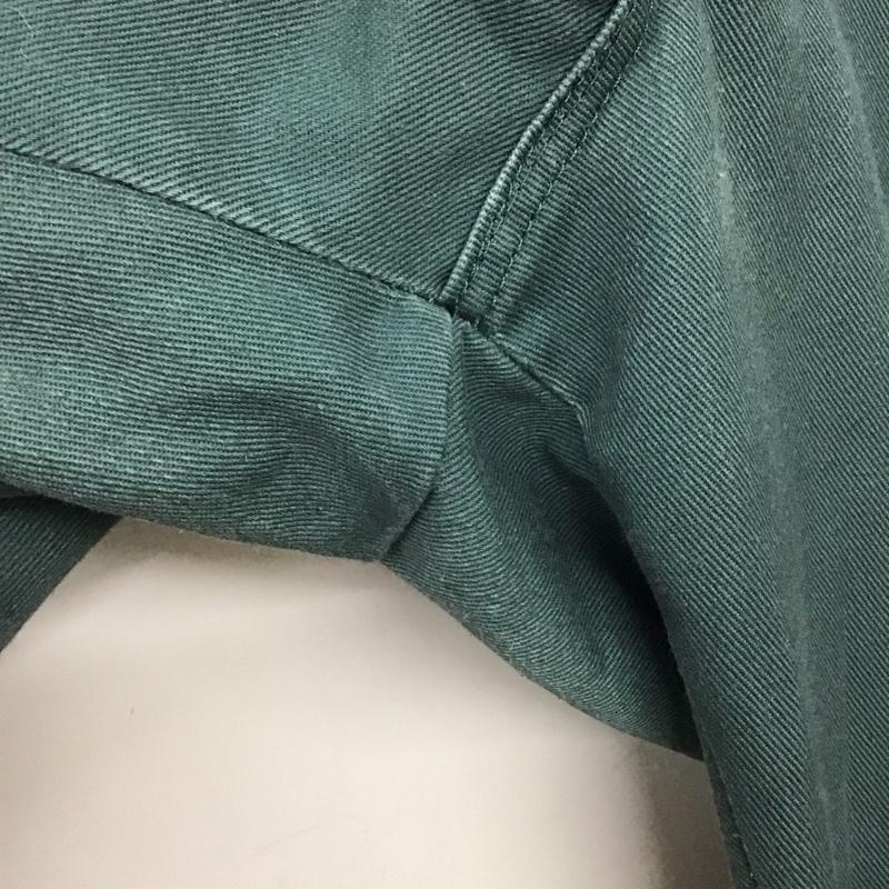 ディッキーズ Dickies パンツ ワークパンツ、ペインターパンツ ワークパンツ ワイドパンツ カジュアルパンツ 32インチ ロゴ、文字 緑 / グリーン /  メンズ USED 古着 中古 10149195
