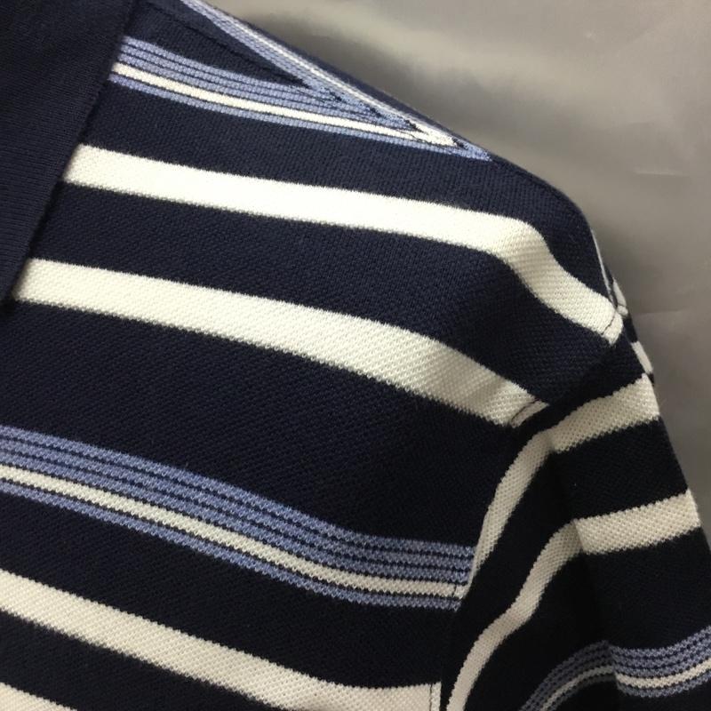 チャップス CHAPS ポロシャツ 半袖 半袖ポロシャツ カラーシャツ 半袖カットソー M ボーダー柄 マルチカラー / マルチカラー /  メンズ USED 古着 中古 10115034