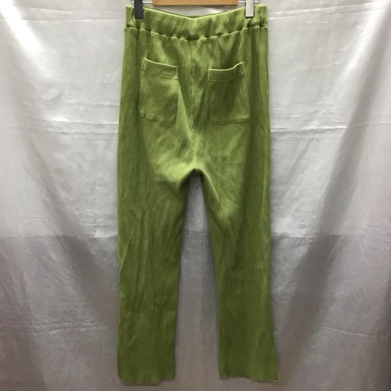 ローリーズファーム LOWRYS FARM ボトムス ボトムス LF520052AD リブパンツ FREE 無地 薄緑 / ライトグリーン /  レディース USED 古着 中古 10123423
