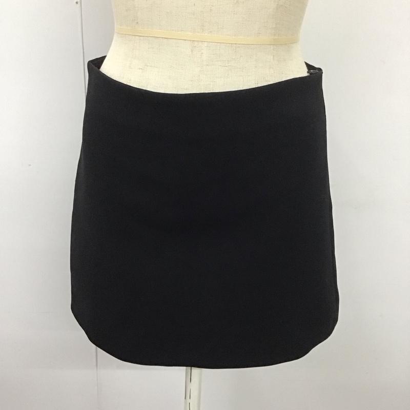 ザラ ZARA スカート ミニスカート 2144 187 800 台形スカート XS 無地 黒 / ブラック /  レディース USED 古着 中古 10113470