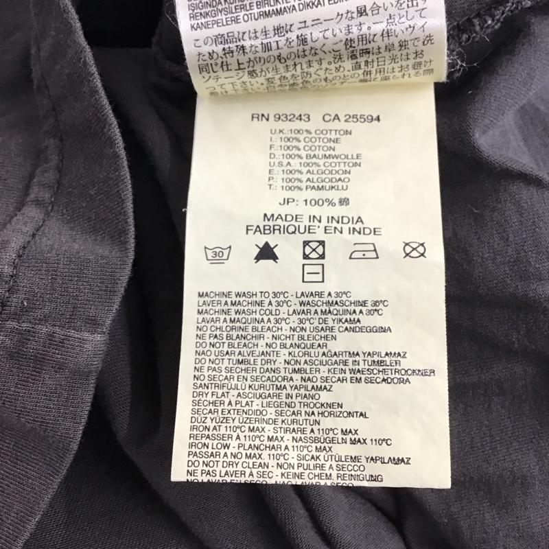 ディーゼル DIESEL Tシャツ 半袖 半袖カットソー プリントTシャツ クルーネックカットソー S プリント ダークグレー / ダークグレー /  メンズ USED 古着 中古 10147589